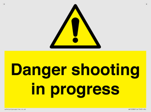 Danger shooting in progress